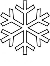 Снежинки Раскраски для детского сада