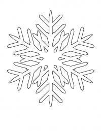 Снежинки елочки Раскраски для детского сада