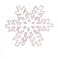 Снежинки веточки Раскраски для детского сада