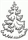 Новогодняя елка Раскраска сказочная зима