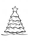 Новогодняя елка Раскраски на тему зима